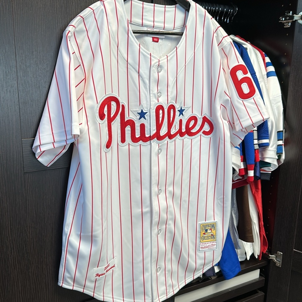 Ryan Howard Philadelphia Phillies Mitchell & Ness Authentic Jersey - White - Picture 3 of 6